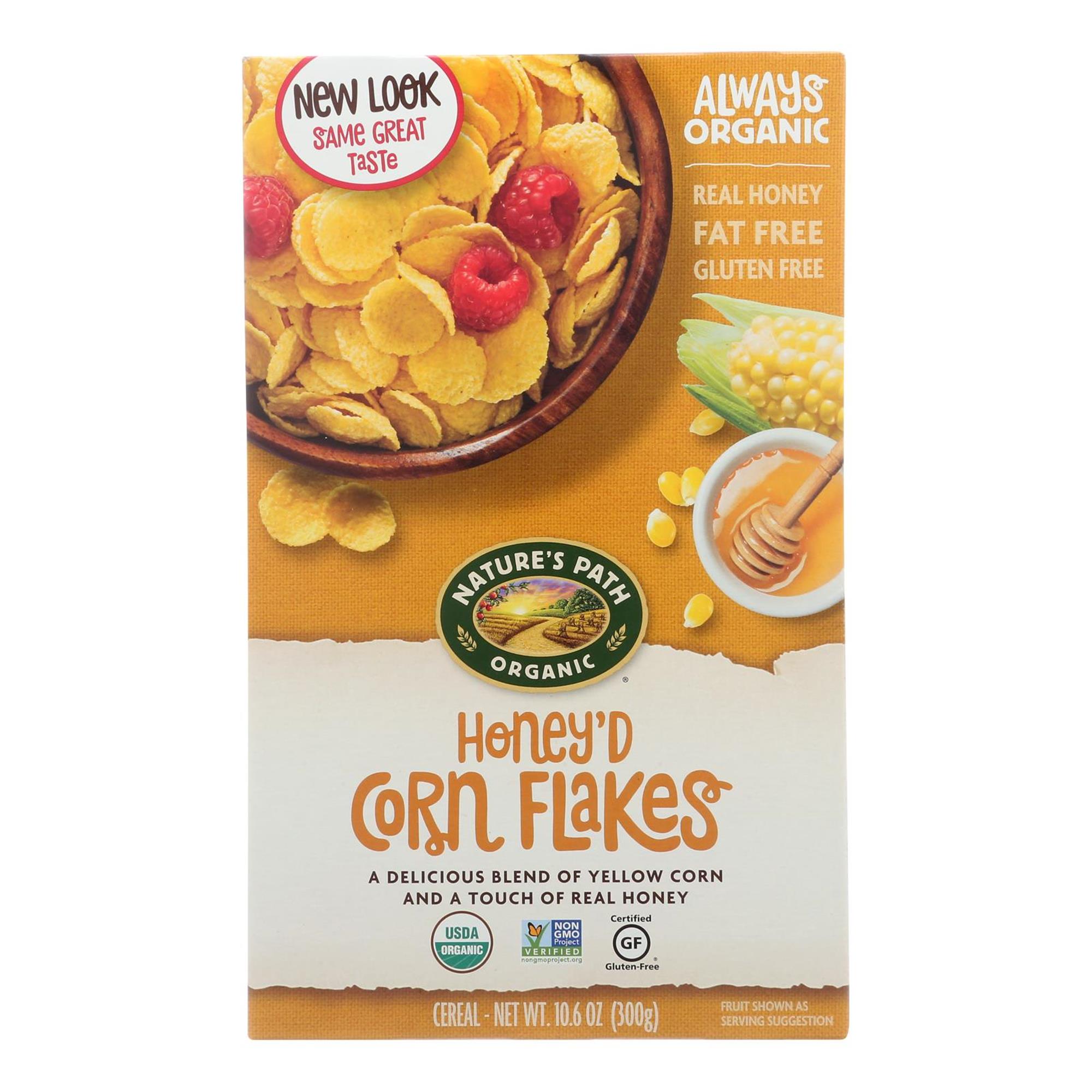 NATURE'S PATH - CEREAL, HONEY'D CORN FLAKES