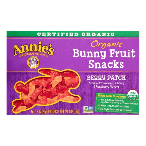 ANNIE - BUNNY FRUIT SNACK, BERRY PATCH