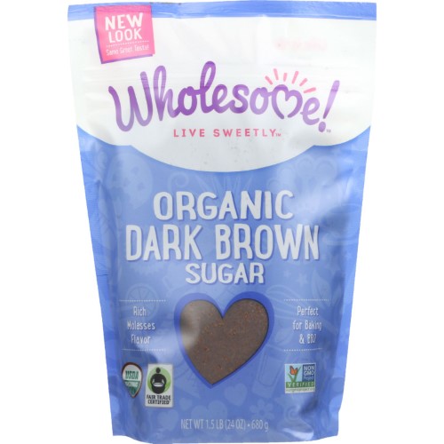 WHOLESOME - SUGAR, DARK BROWN