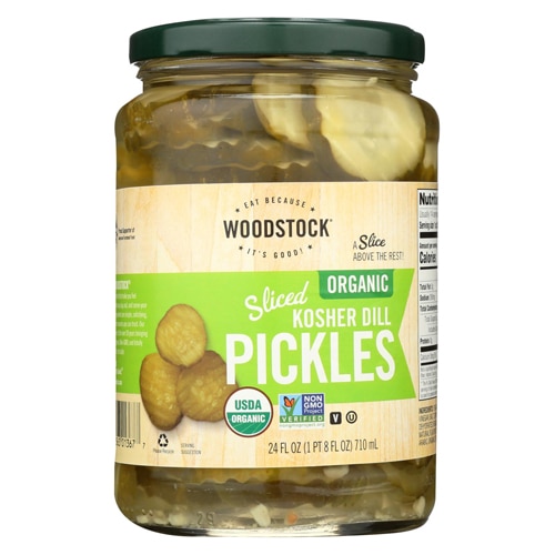 WOODSTOCK - SLICED KOSHER DILL PICKLES