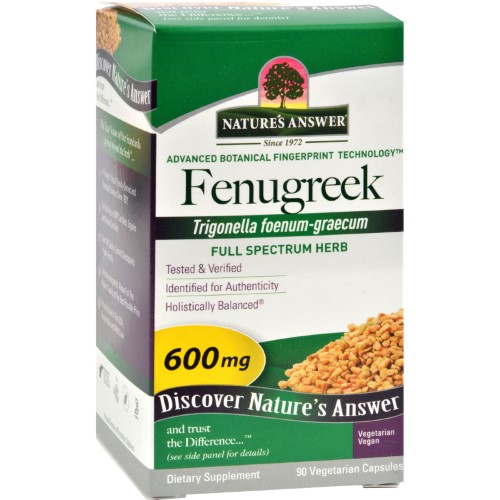 NATURE'S ANSWER - FENUGREEK SEED 600MG