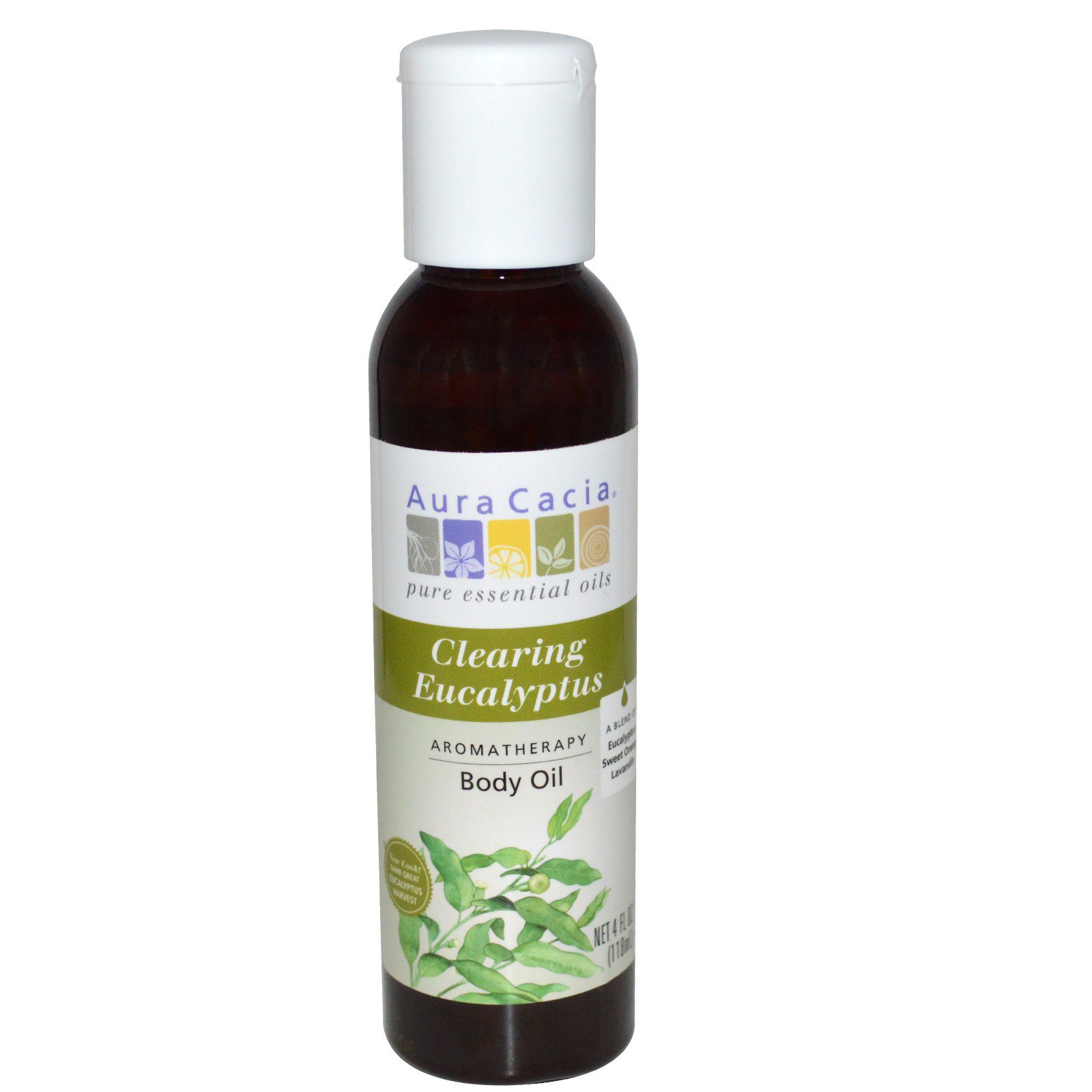 AURA CACIA - BODY OIL, EUCALYPTUS, CLEAR
