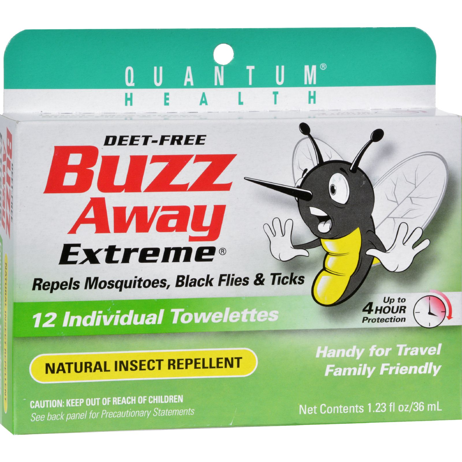 QUANTUM - BUZZ AWAY TOWELETTES