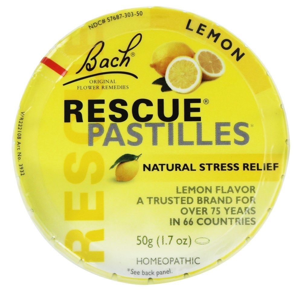 BACH - RESCUE REMEDY, PASTILLES, LEMON