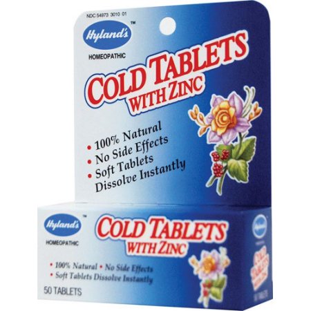 HYLAND'S - COLD TABLETS WITH ZINC