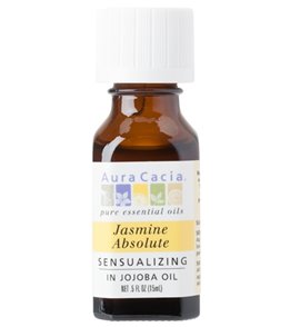 AURA CACIA - PURE ESSENTIAL OIL, JASMINE ABSOLUTE, 0.5 FL OZ (15 ML)