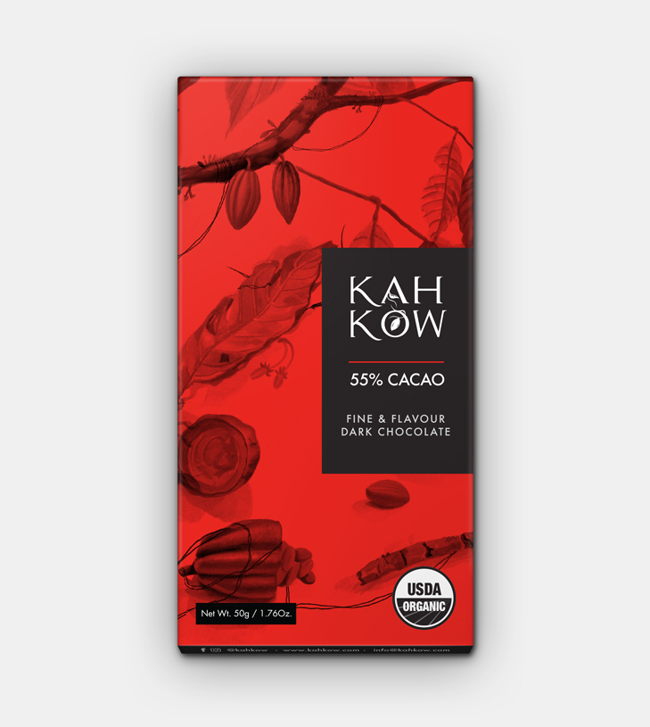 TABLETA 50 GR. DARK CHOCOLATE 55%