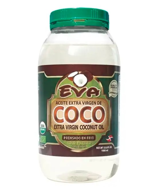 EVA ACEITE DE COCO EXTRAVIRGEN 33.8 OZ