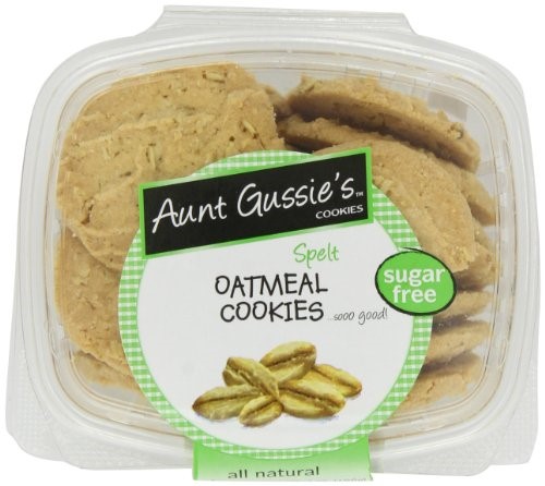 AUNTGU - COOKIES, SUGAR FREE, SPELT OATMEAL