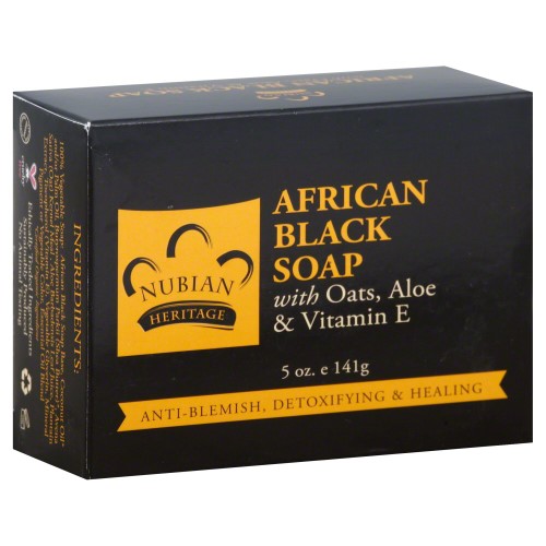 NUBIAN - BAR SOAP, AFRICAN BLACK SOAP