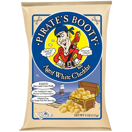 PIRATE - PIRATE BOOTY, WHITE CHEDDAR 4OZ
