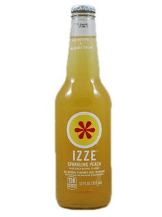 IZZE - SPARKLING PEACH, BOTTLE