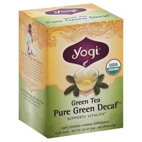 YOGI - TEA, PURE GREEN DECAF