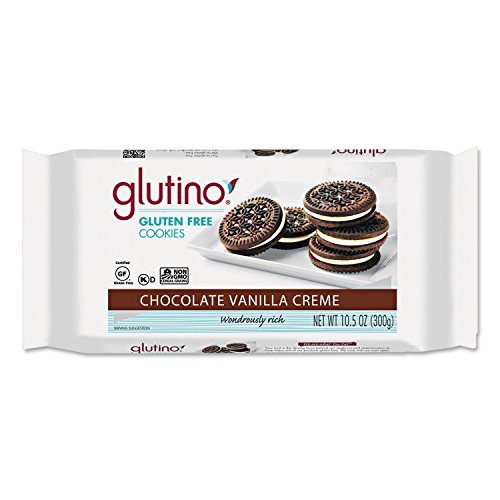 GLUTINO - COOKIES, CHOCOLATE VANILLA CREME