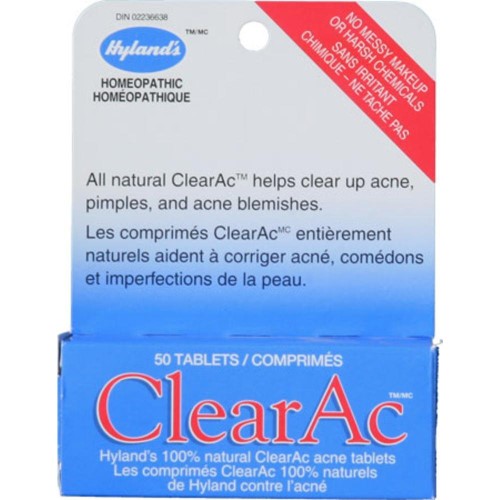 HYLAND'S - CLEARAC TABLETS