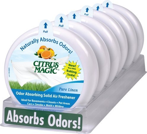 CITRUS MAGIC - SOLID ODOR ABSPRBER, PURE LINEN
