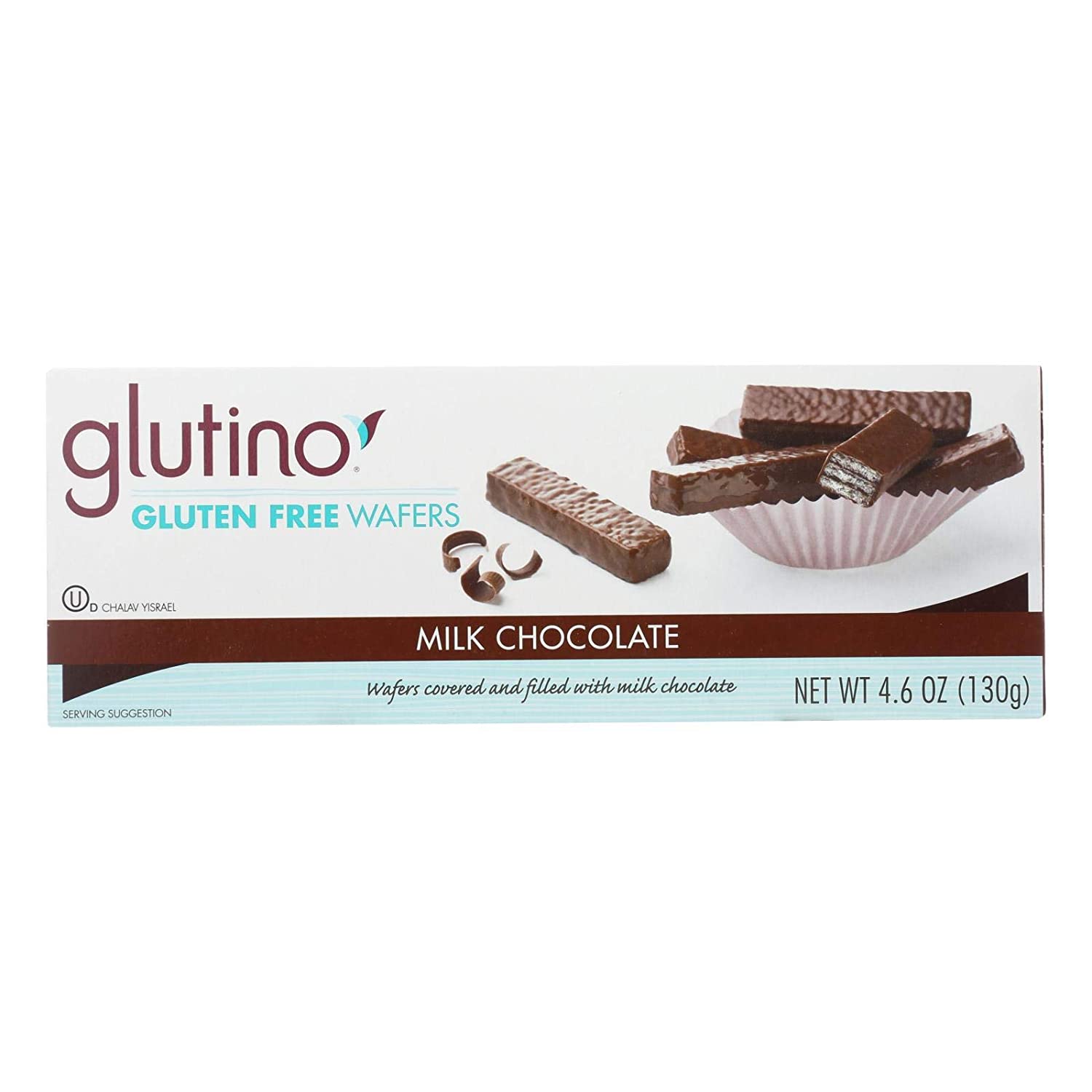 GLUTINO - WAFERS, MILK CHOCOLATE