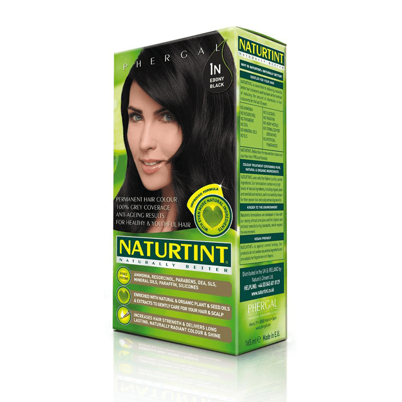 NATURTINT - HAIR COLOR, 1N, BLACK EBONY