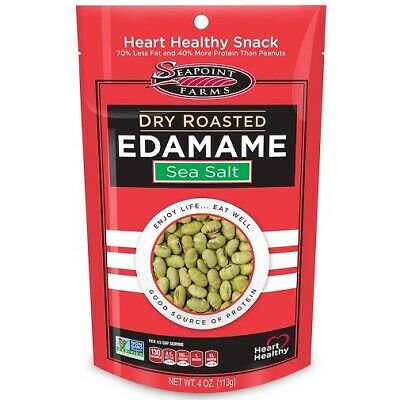SEAPOINT - EDAMAME, DRY ROASTED, SEA SALT