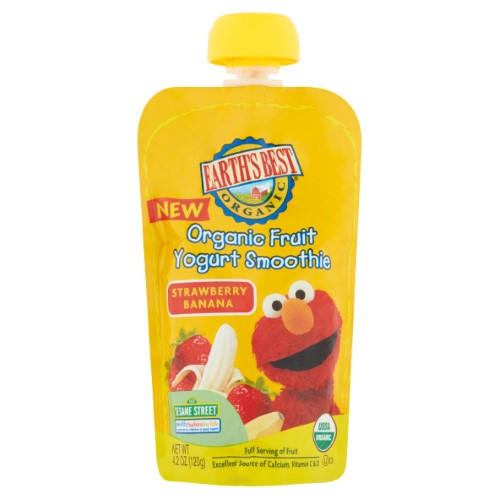 EARTHB - YOGURT SMOOTHIE, STRAWBERRY BANANA