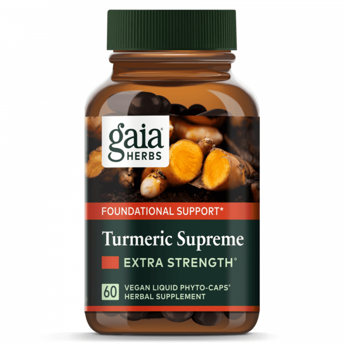 GAIA - TURMERIC SUPREME LIQUID 60CAPS
