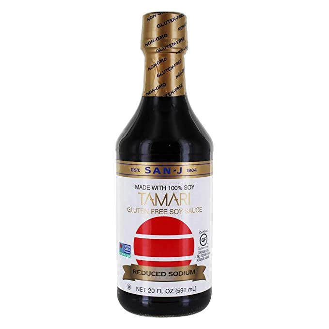 SAN-J - TAMARI, REDUCED SODIUM, 20 FZ