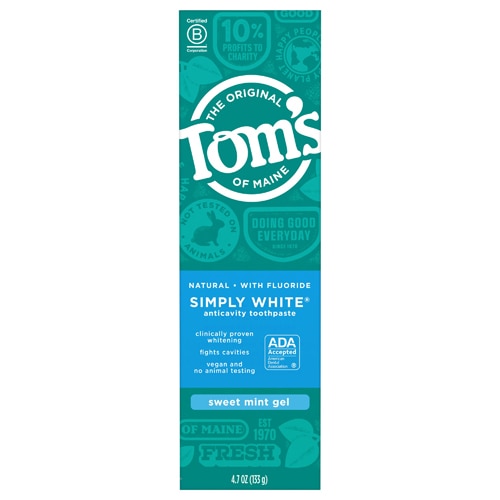 TOM'S - TOOTHPASTE, SIMPY WHITE , SWEET MINT