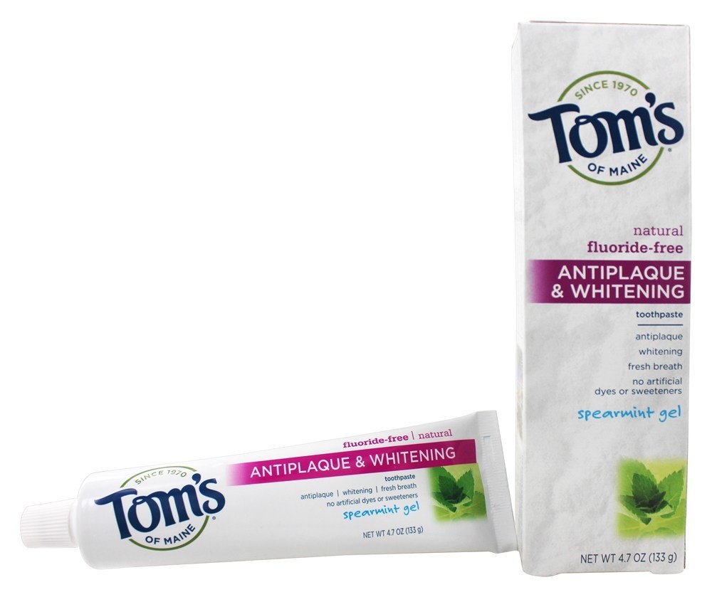 TOM'S - TOOTHPASTE, ANTIPLAQUE & WHITENING, SPEARMINT