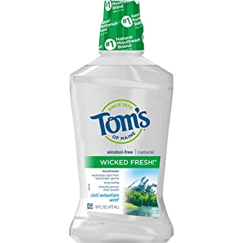 TOM'S - MOUTHWASH, WICKED FRESH  16OZ