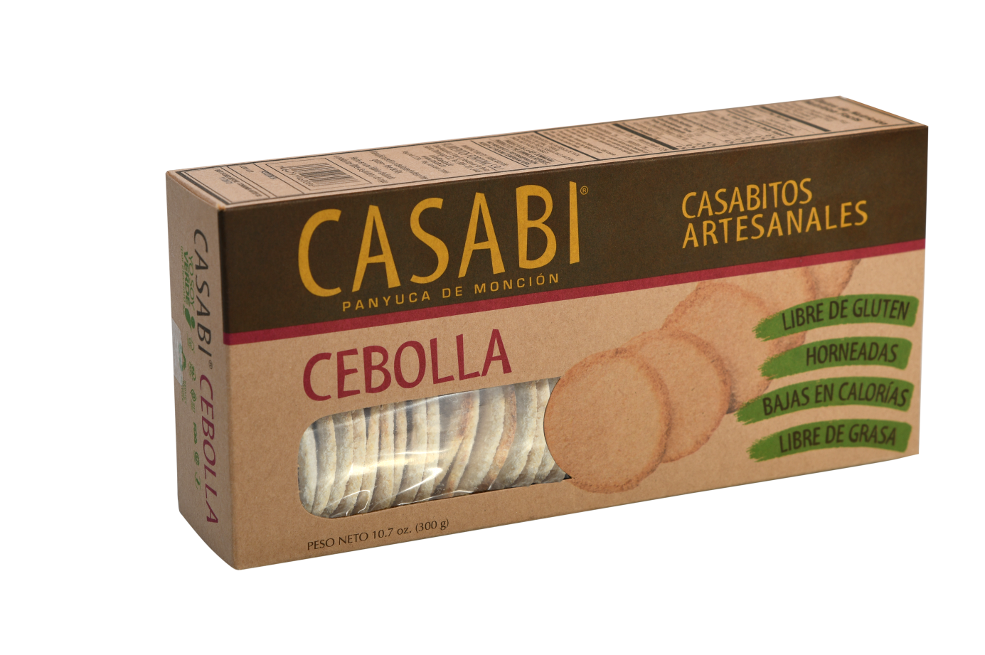 GALLETAS DE CASABE CEBOLLA