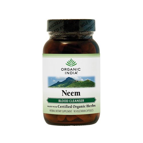 ORGANIC INDIA, NEEM, 90 VEGETARIAN CAPS