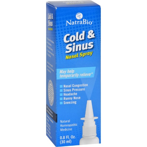 NATRABIO - COLD & SINUS NASAL SPRAY
