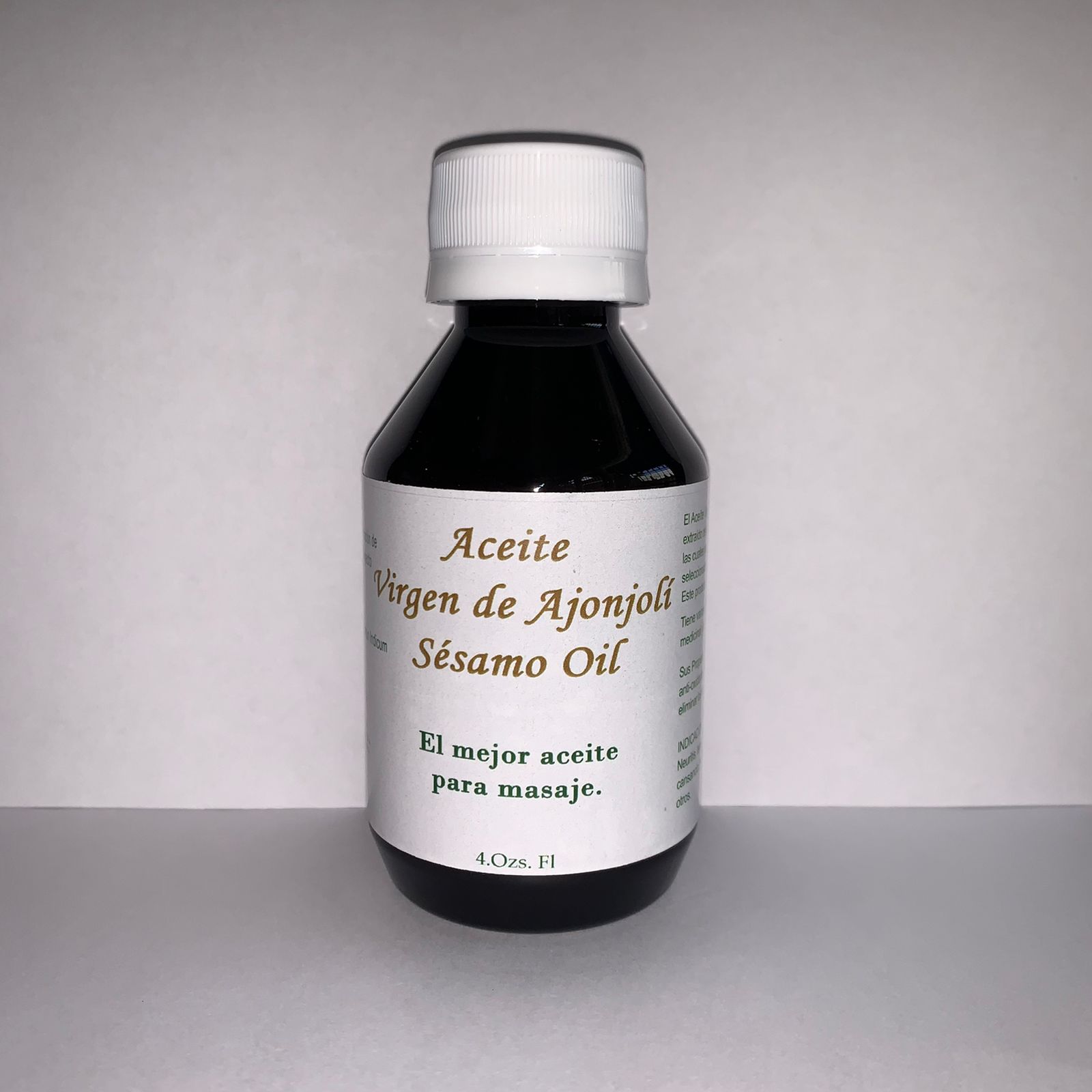 ACEITE VIRGEN DE AJONJOLI - MASAJE