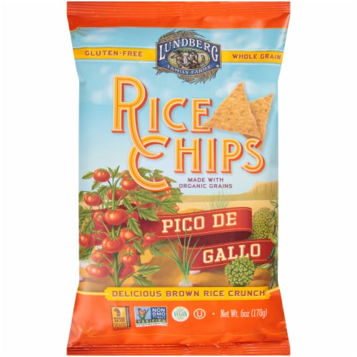 LUNDBERG - RICE CHIPS, PICO DE GALLO