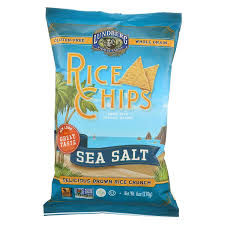 LUNDBERG - RICE CHIPS, SEA SALT