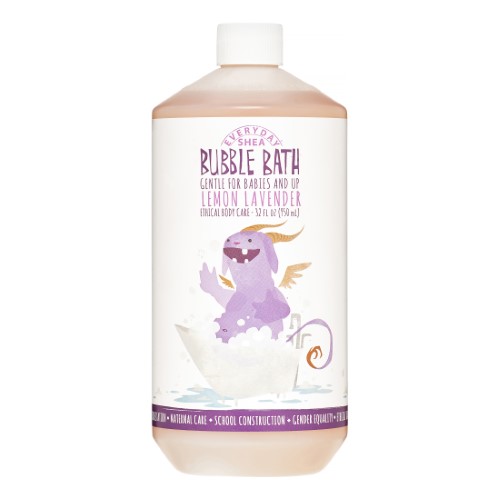 ALAFFIA - SHEA BUBBLE BATH, CALMING LEMON-LAVENDER, 32 OZ.