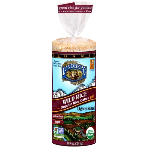 LUNDBERG - RICE CAKE, WILD, LIGHTLY SALTED