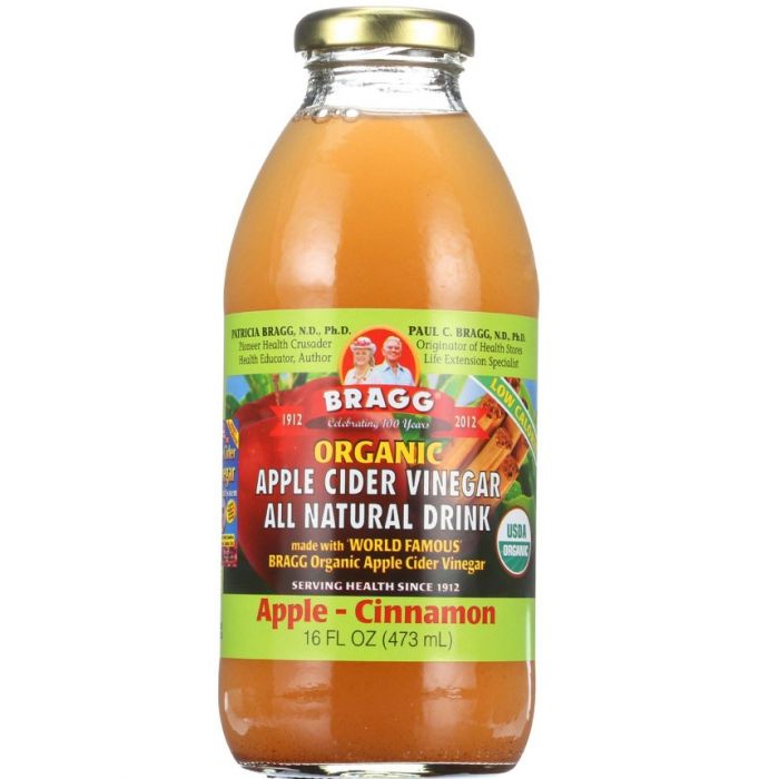 BRAGG - APPLE CIDER VINEGAR, APPLE CINNAMON