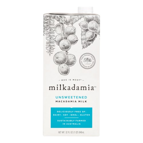 MILKADAMIA - NUT MILK, MACADAMIA, UNSWETENED