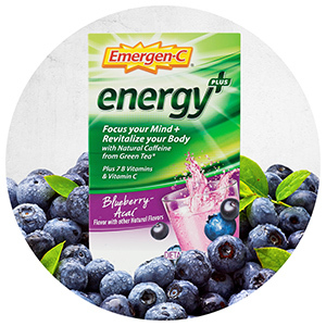 EMERGEN-C, ENERGY+ BLUEBERRY ACAI