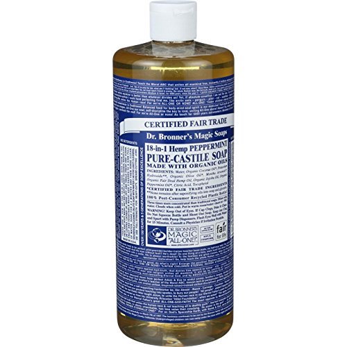 DR B'S - PURE CASTILE LIQUID SOAP, PEPPERMINT 32 FZ 32 FZ