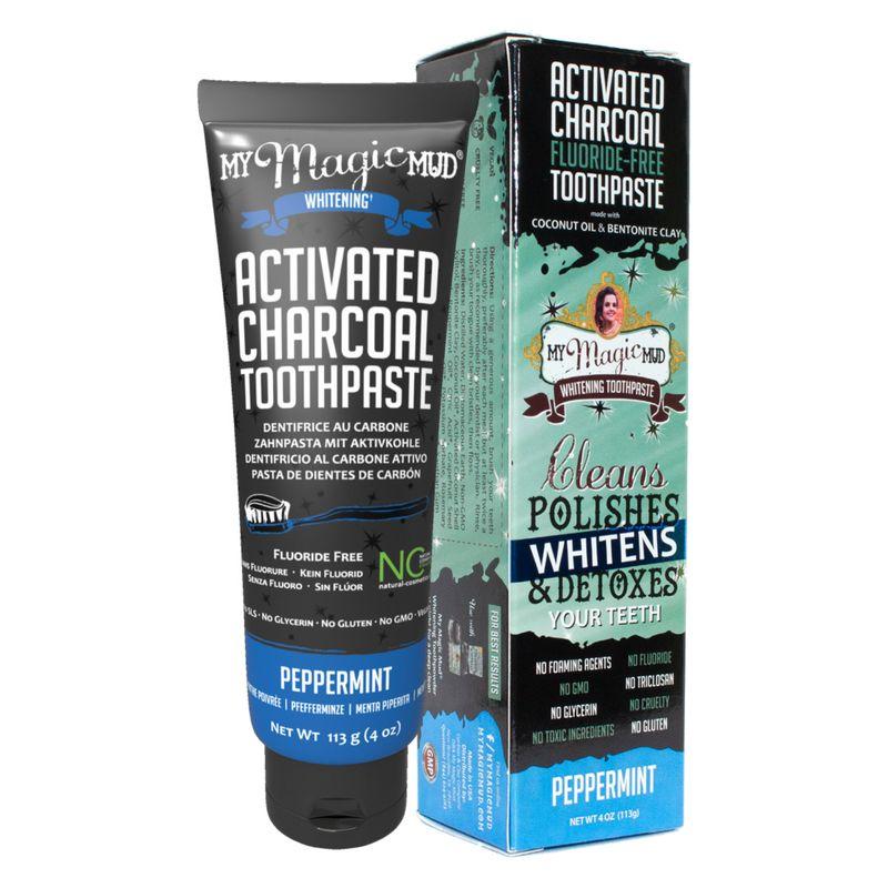 MAGICM - TOOTHPASTE, ACTIVATED CHARCOAL, WHITENING PEPPERMINT