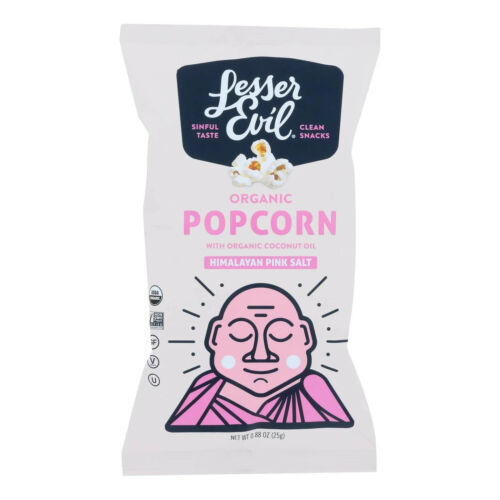 LESSER EVIL- POPCORN, HIMALAYAN PINK, 0.88 OZ