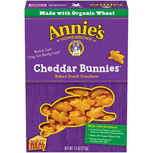 ANNIE - SNACK CRACKER, CHEDDAR BUNNY