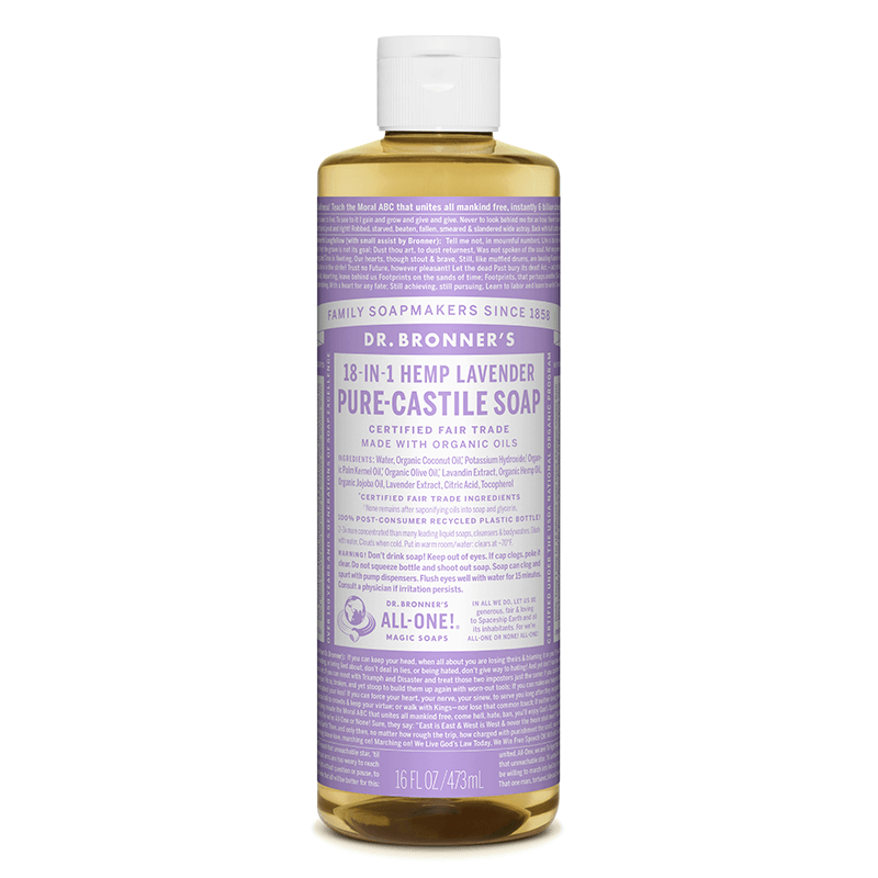 DR B'S - CASTILE LIQUID SOAP, LAVENDER