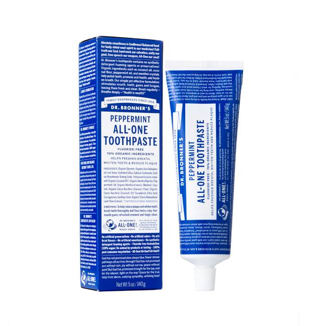 DR B'S - ALL-ONE TOOTHPASTE, PEPPERMINT
