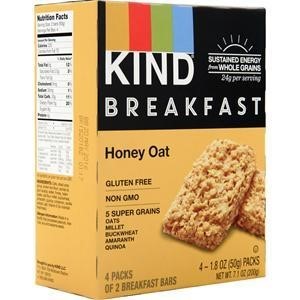 KIND - BREAKFAST BAR, HONEY OAT