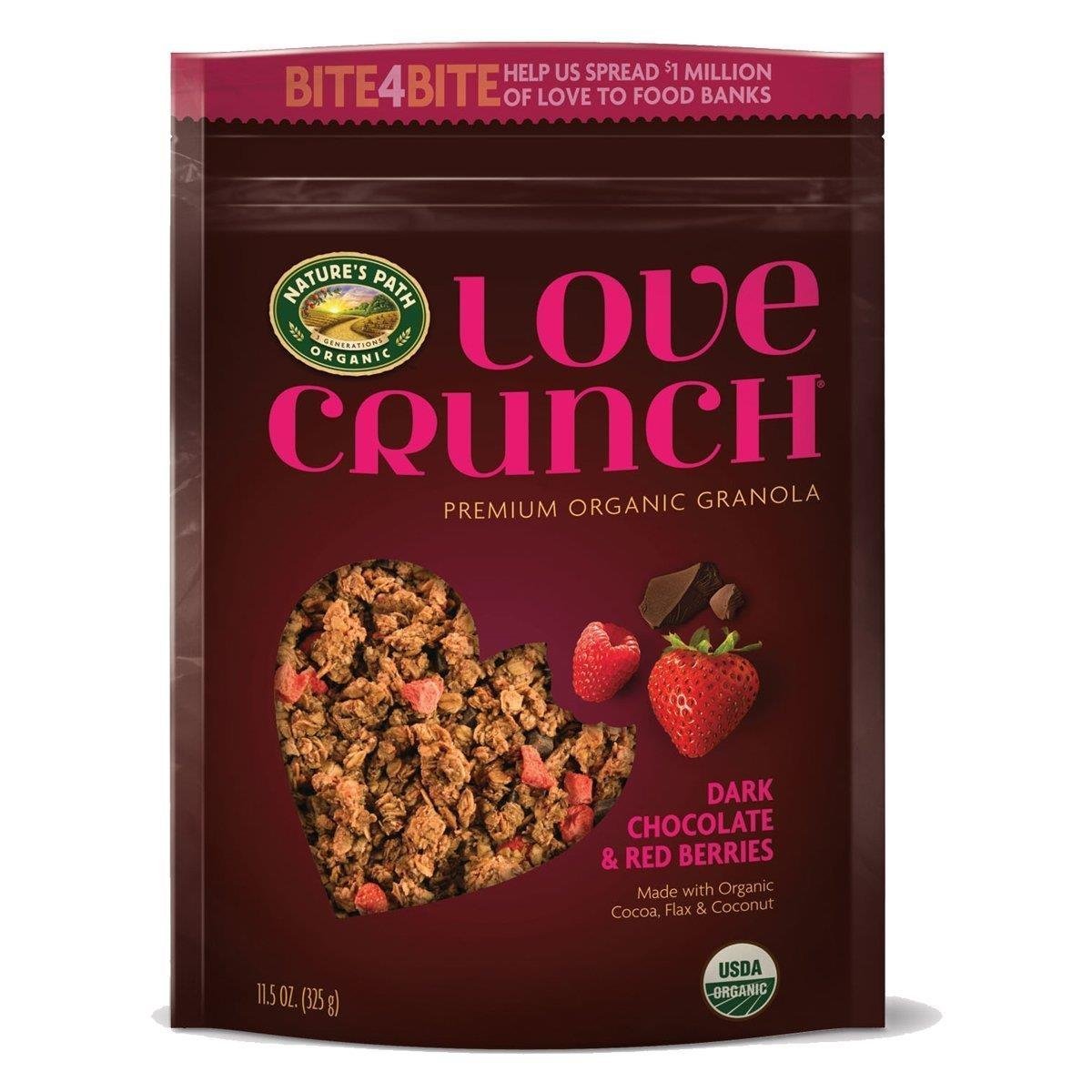 NATURE'S PATH - CEREAL, LOVE CRUNCH, DARK CHOCOLATE & RED BERRIES