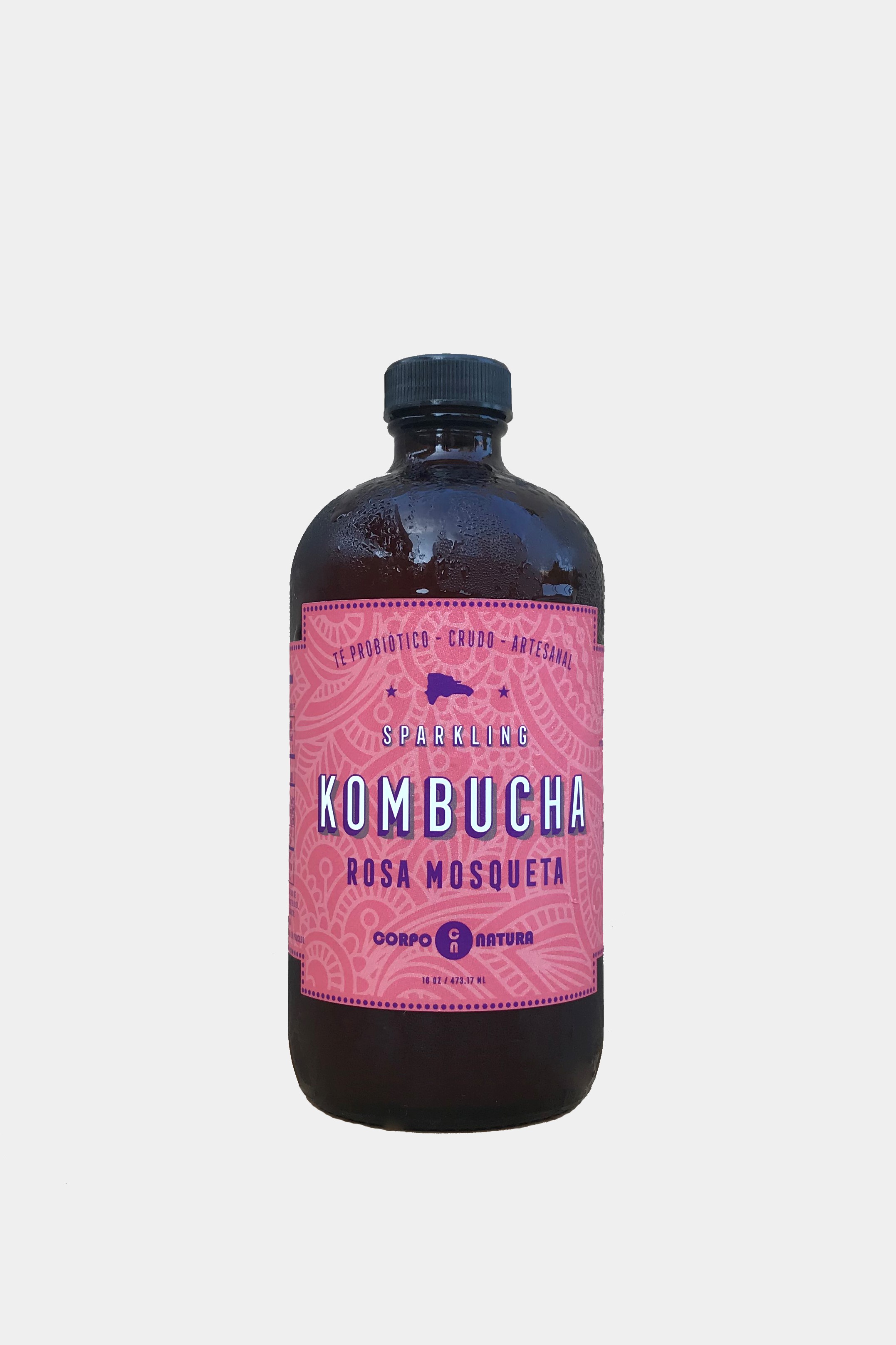 KOMBUCHA ROSA MOSQUETA 16 OZ