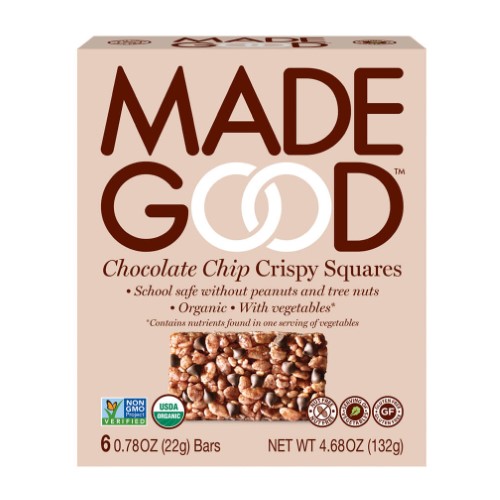 MADE GOOD - CRISPY SQUARES, CHOCOLATE CHIP